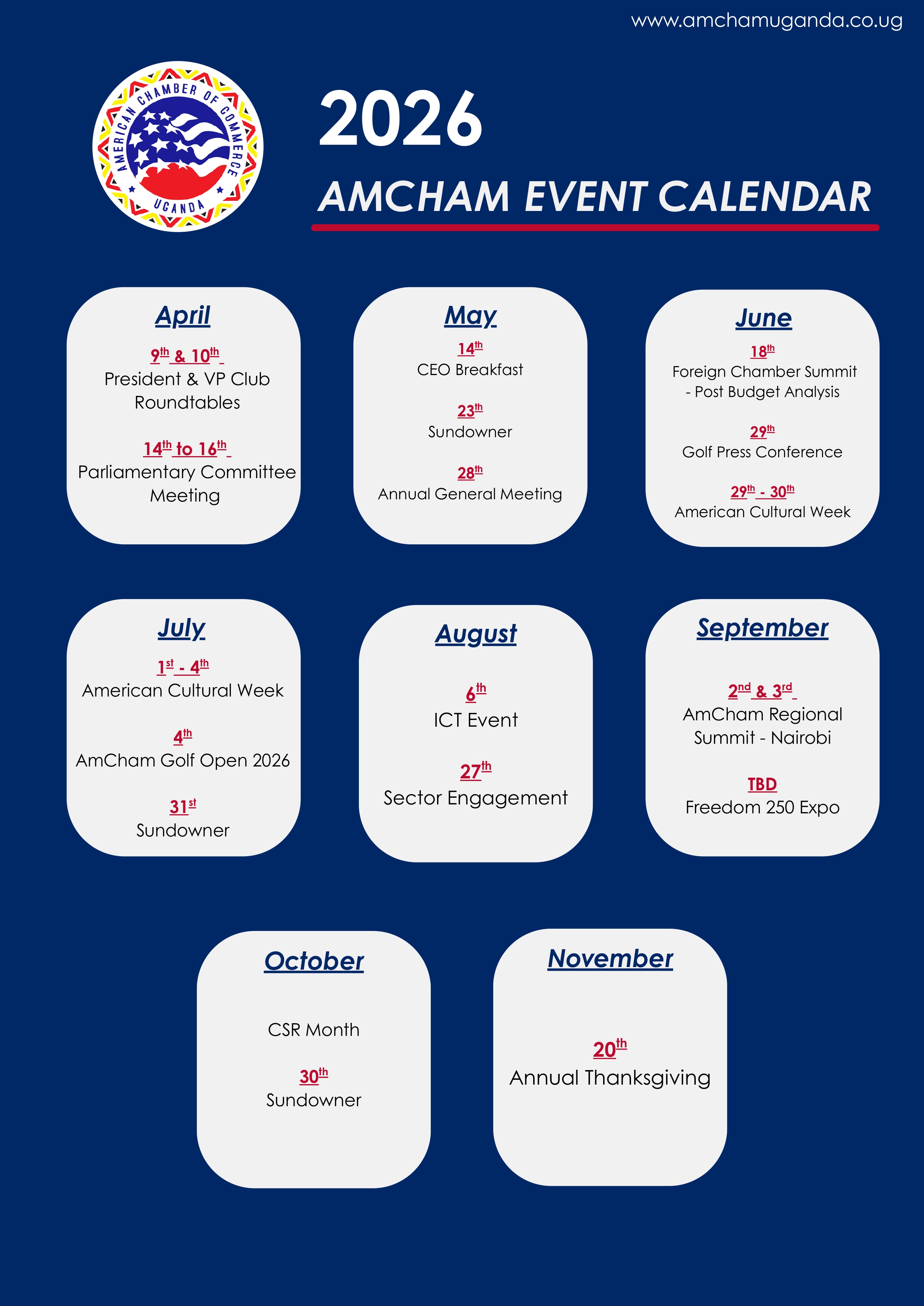AmCham Calendar Page 2